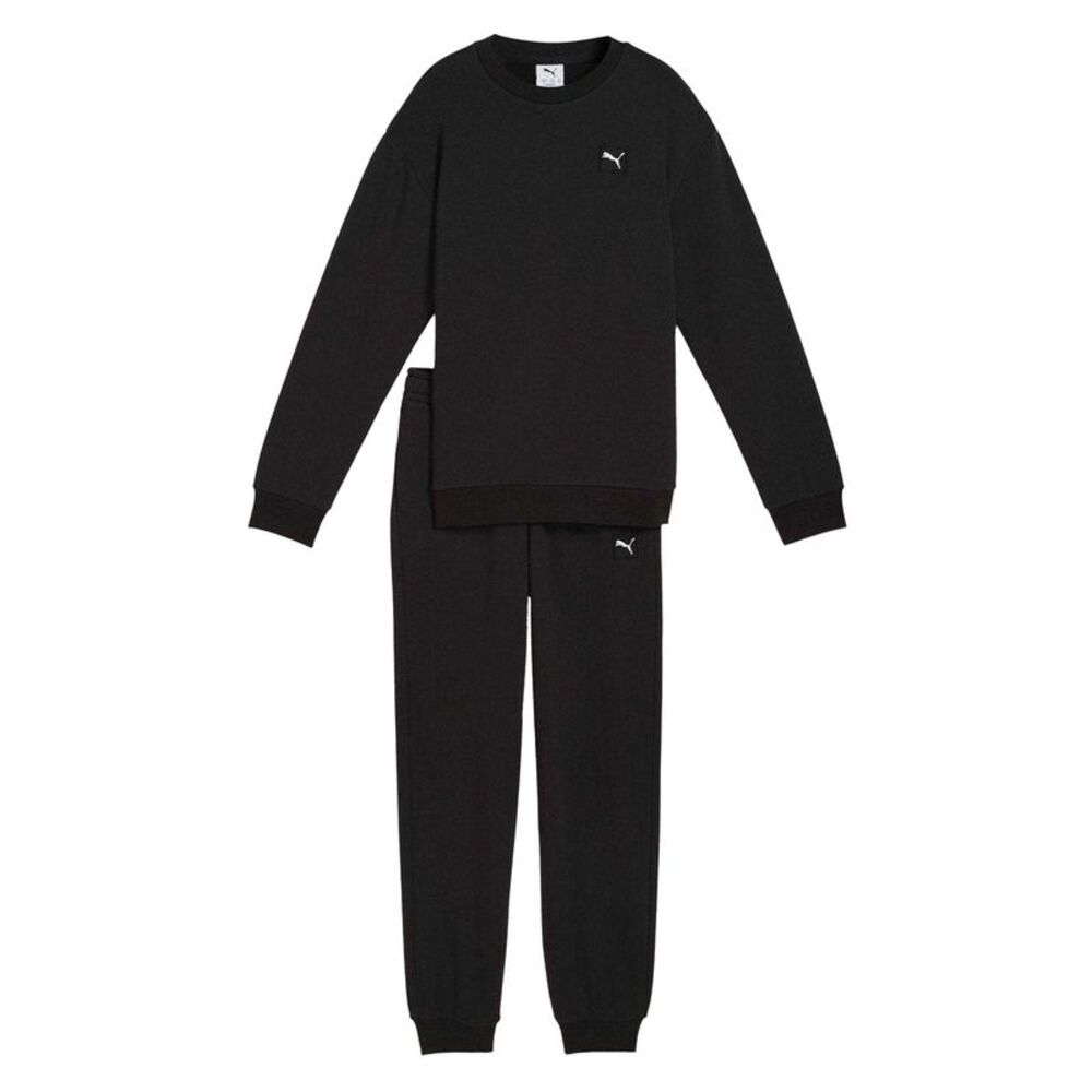 Puma Childrens/Kids Elevated Crew Neck Tracksuit / Puma Black